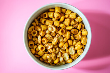Bowl of Tasty Savoury Healthy Sweet Chilli Finger Food Snacks