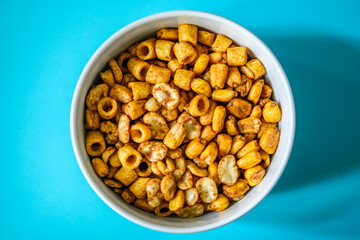 Bowl of Tasty Savoury Healthy Marmite Finger Food Snacks