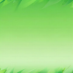 Obraz premium Gentle Green Slopes Abstract Minimalist Design