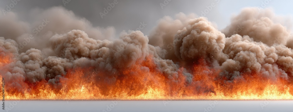 Poster dynamic flames dance in the air, showcasing intricate textures and captivating patterns during a mom