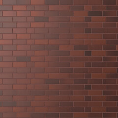 Fototapeta premium Dark Brown Brick Wall Texture Seamless Pattern Background for Design