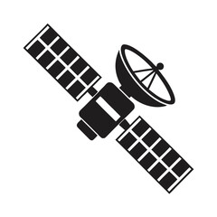 Satellite silhouette Vector Design for Technology.