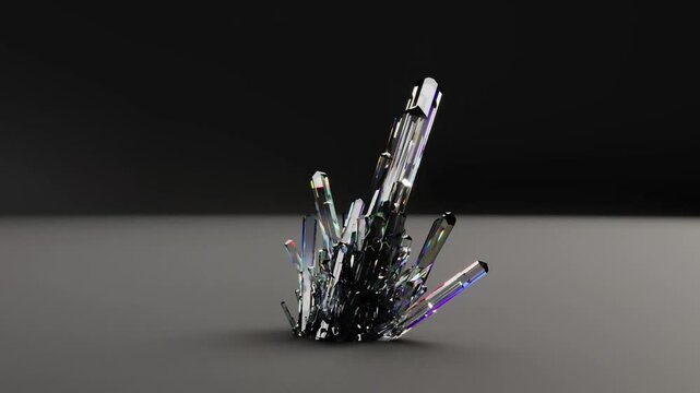 crystal stone clear gem luxury rocks on black bg