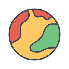 Earth Vector Icon