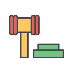 Gavel Vector Icon