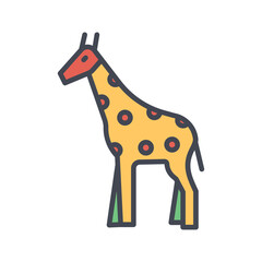 Giraffe Vector Icon