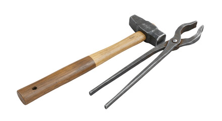 Isolated Hammer and Pliers