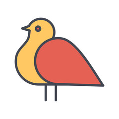Seagull Vector Icon