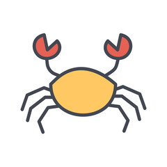 Crab Vector Icon