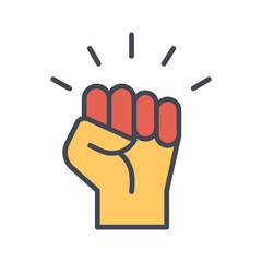 Obraz premium Protest Vector Icon