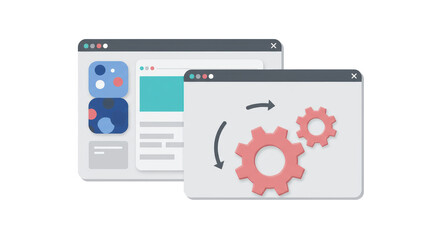 Isolated Web Development Icon