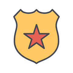Security Badge Vector Icon