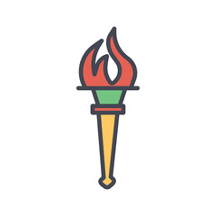 Liberty Torch Vector Icon