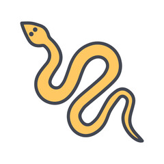 Fototapeta premium Snake Vector Icon
