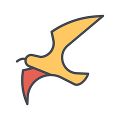 Seagull Vector Icon
