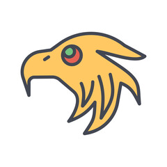 Hawk Vector Icon