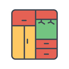 Closet Organization Vector Icon