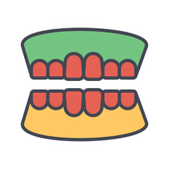 Denture Vector Icon