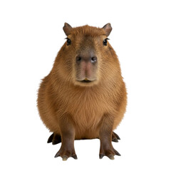 capibara on white background Backgroundless cutout in 4k