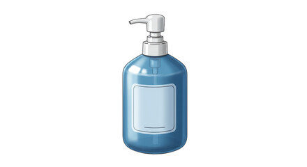 Isolated Lotion Bottle
