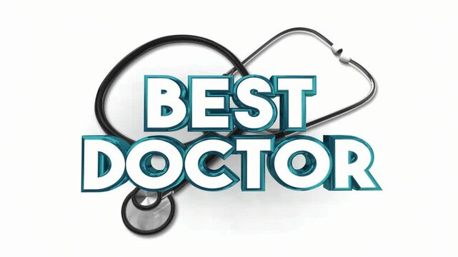 st Doctor Top Physician Medical Health Care Provider Stethoscope 3d Animation