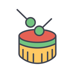 Drum Vector Icon