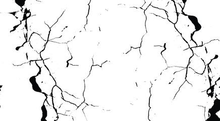 Black and white grunge urban texture vector with copy space. Abstract illustration surface dust and rough dirty wall background with empty template.