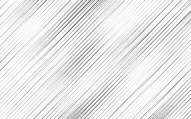 Grunge halftone gradient texture. Faded grit noise background. Sandy gritty wallpaper. Retro pixelated backdrop. Black and white anime or manga comic overlay. Vector graphic design textured halftone.