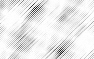 Grunge halftone gradient texture. Faded grit noise background. Sandy gritty wallpaper. Retro pixelated backdrop. Black and white anime or manga comic overlay. Vector graphic design textured halftone.
