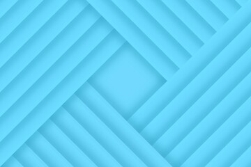 Obraz premium Abstract blue striped, lines, square texture background with layers, 3d. Design for wallpaper, banner, card, cover, wrapping paper, decoration, print, etc.