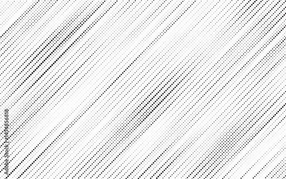 Leinwandbilder Halftone background vector, abstract backdrop design with two tone pattern and copy space for edit your content