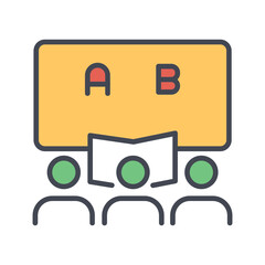 Teacher Classroom Vector Icon
