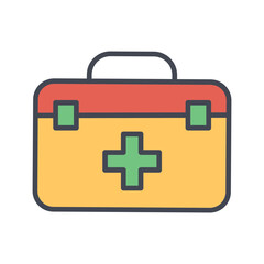 Obraz premium Aid Worker Vector Icon