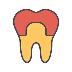 Dental Crown Vector Icon