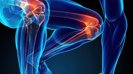 Naklejka premium Muscle Soreness: Understanding the Causes, Remedies, and Recovery Processes