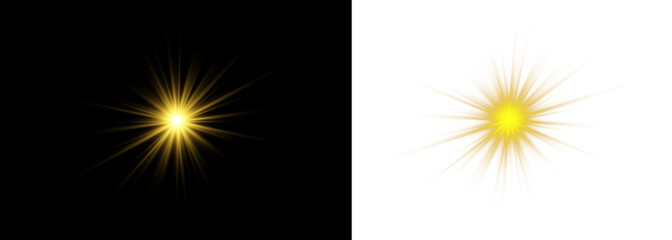 Fototapeta premium png sunburst shine glowing background summer sunlight vector light burst hot explosion orange glare star sparkle radiant fire gold stripes wallpaper sunshine abstract