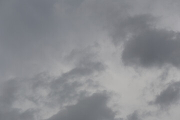 Sky is overcast, storm is coming, rain is about to fall.