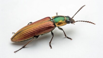 Fototapeta premium Click Beetle on studio background 