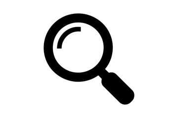 Magnifying glass search find zoom tool icon graphic