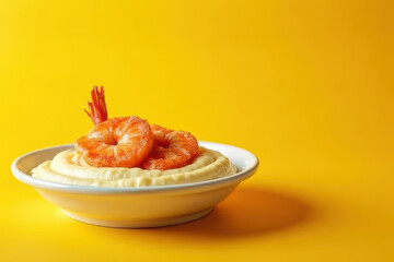Delicious Shrimp and Grits in Cozy Corner: Clean Food Photography with Natural Light