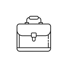 line art vector briefcase icon