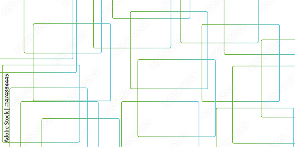 Poster abstract colorful geometric pattern square and random lines. glowing futuristic technology geometric
