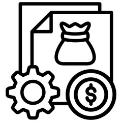 Financial Settings Icon
