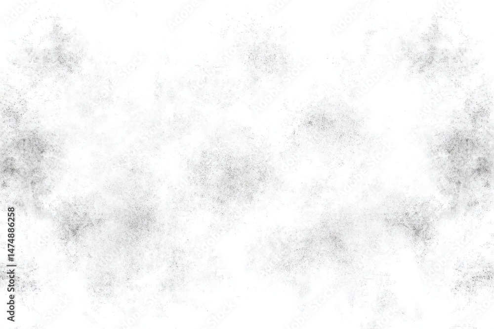 Poster Abstract grayscale textured background with scattered speckles and patterns