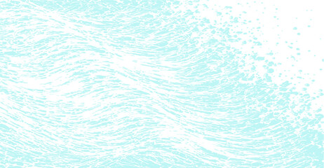 Serene Aqua Wave Pattern: A Refreshing Textured Background with Dynamic Swirls and Subtle Gradients for Design Projects and Creative Visuals on White Surface