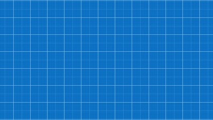 Blueprint animation loop of a vertical scrolling of a graph paper background (landscape) - Powered by Adobe