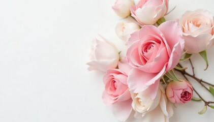 Pure white background ideal for showcasing delicate items, enhancing beauty , white studio, delicate, macro