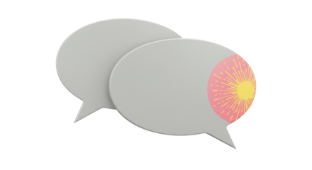 Isolated Chat Bubbles