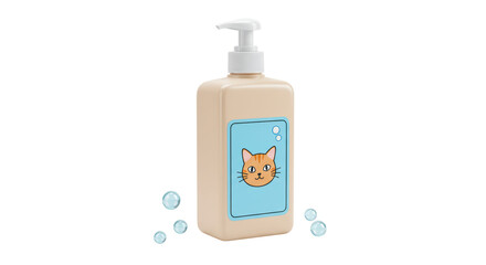 Isolated Cat Shampoo