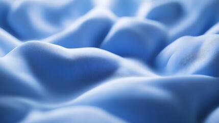 Obraz premium Blue fabric texture closeup